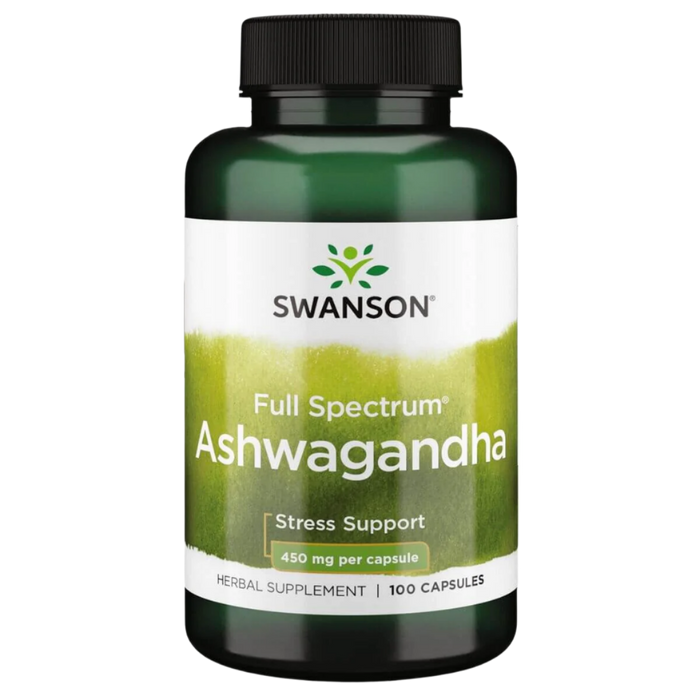 Swanson Full Spectrum Ashwagandha 450mg 100 Capsules