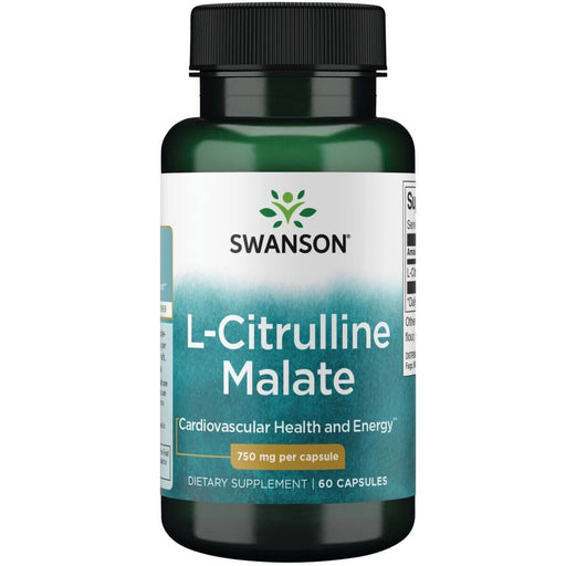 Swanson L-Citrulline Malate 750 mg 60 Capsules - Amino Acids and BCAAs at MySupplementShop by Swanson