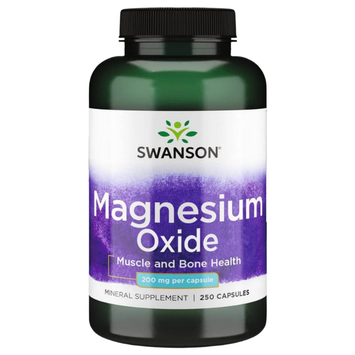 Swanson Magnesium 200 mg 250 Capsules