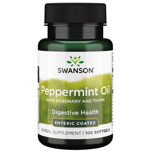 Swanson Peppermint Oil with Rosemary and Thyme 100 Softgels - Digestive Health at MySupplementShop by Swanson