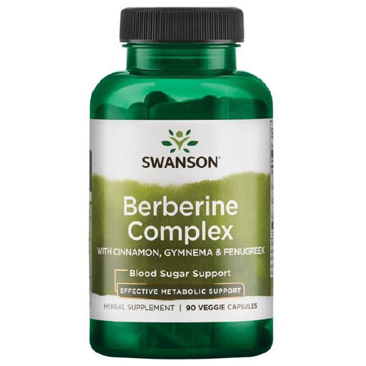 Swanson Berberine Complex with Cinnamon, Gymnema  Fenugreek 90 Vegetarian Capsules at MySupplementShop.co.uk