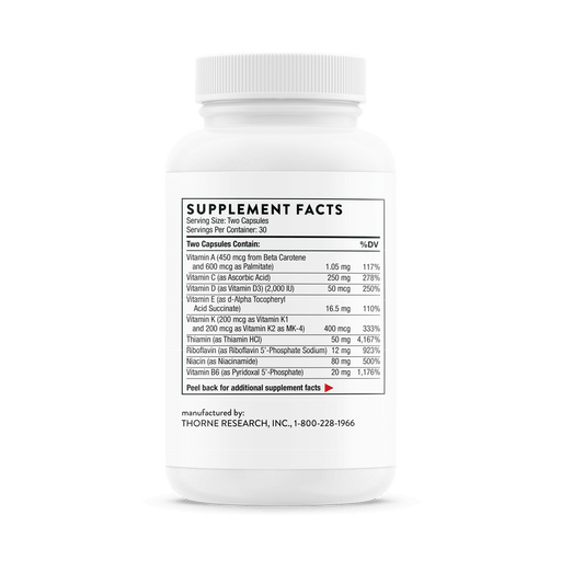 Thorne Research Basic Nutrients 2/Day 60 Capsules | Premium Supplements at MYSUPPLEMENTSHOP