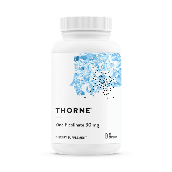 Thorne Research Zinc Picolinate 30 mg 60 Capsules - Fitness & Diet at MySupplementShop by Thorne