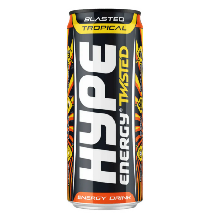 Hype Energy Drinks  24x250ml - Flavor-Packed Performance Boosters