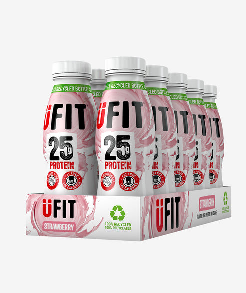 UFIT Protein RTD 10x330ml - Strawberry - Protein Drink at MySupplementShop by UFIT Protein