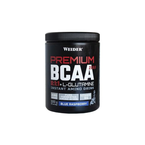 Weider Nutrition Premium BCAA 8:1:1 + L-Glutamine 500g - Blue Raspberry - BCAAs at MySupplementShop by Weider