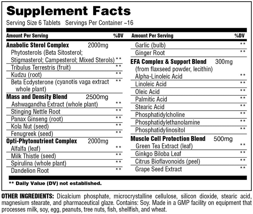 Universal Nutrition Natural Sterol Complex - 180 tablets