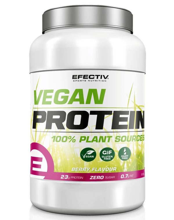 Efectiv Nutrition Vegan Protein Berry 908 g | High-Quality Vegan Proteins | MySupplementShop.co.uk