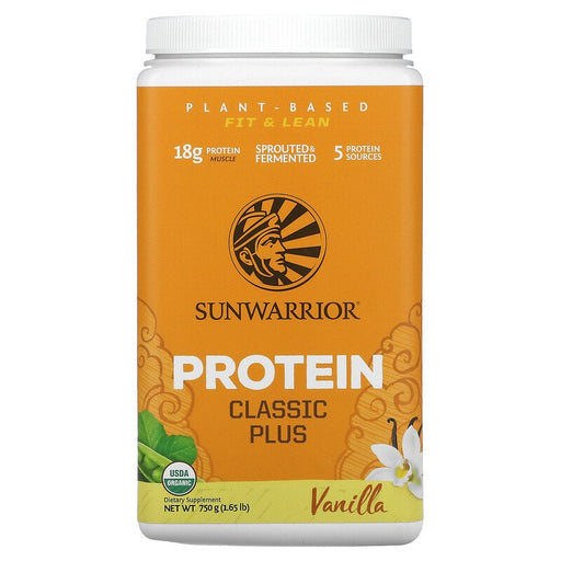 Classic Sunwarrior Plus - Vanilla 750g | High-Quality Health Foods | MySupplementShop.co.uk