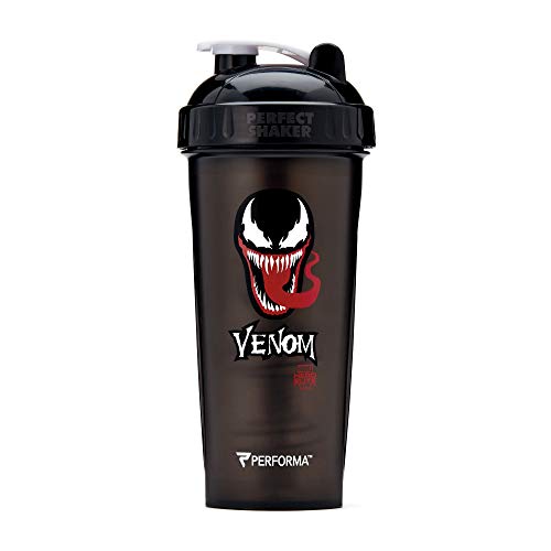 Performa Shakers Villain Series Shaker 800 ml Venom Black - Sports Nutrition at MySupplementShop by Performa Shakers