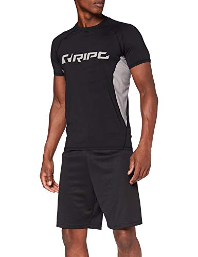 RIPT Contrast Performance T-Shirt XL Black | High-Quality Sports Nutrition | MySupplementShop.co.uk