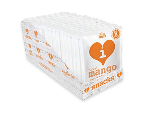 I Love Snacks Gently Dehydrated Mango 15x25g Original | High-Quality Health Foods | MySupplementShop.co.uk