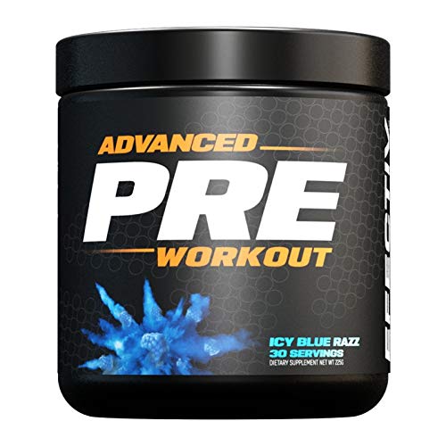 Efectiv Nutrition PRE 225g Pre Workout (ICY Blue Razz) | High-Quality Pre & Post Workout | MySupplementShop.co.uk