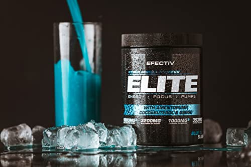 Efectiv Nutrition ELITE Pre Workout 420g Blue Razz | High-Quality Health Foods | MySupplementShop.co.uk