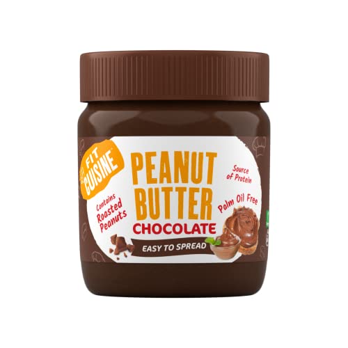 Fit Cuisine Applied Nutrition Peanut Butter 350g Chocolate | High-Quality Peanut Spread | MySupplementShop.co.uk