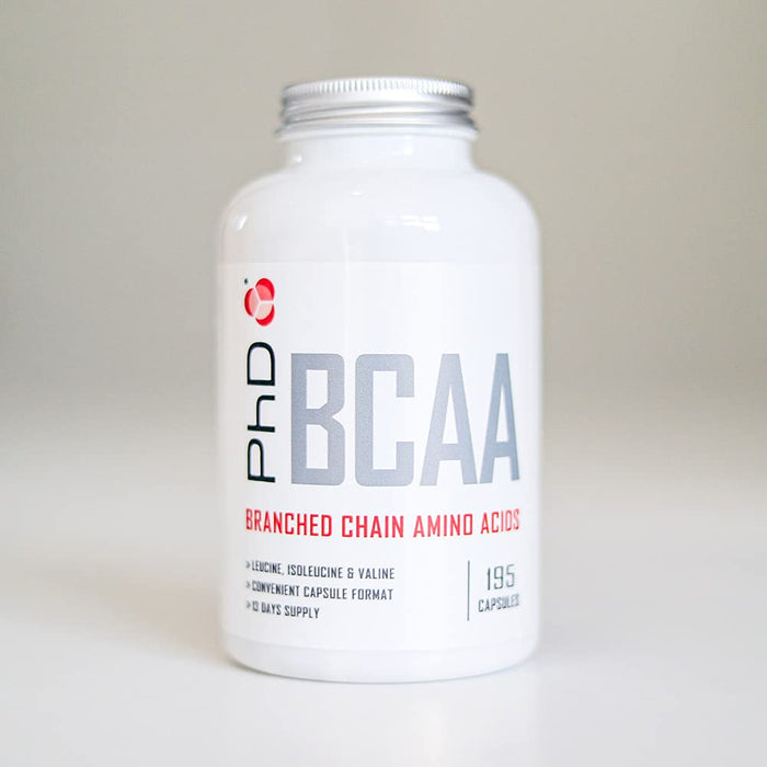 PhD BCAAs - 195 caps | High-Quality Amino Acids and BCAAs | MySupplementShop.co.uk