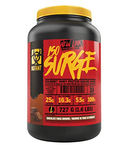 Mutant Iso Surge 727g Chocolate Fudge Brownie | High-Quality Protein | MySupplementShop.co.uk