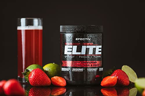 Efectiv Nutrition ELITE Pre Workout 420g Strawberry Lime | High-Quality Health Foods | MySupplementShop.co.uk