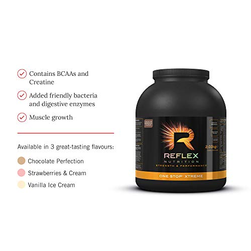 Reflex Nutrition One Stop Xtreme 2.03kg Chocolate Perfection | High-Quality Weight Gainers & Carbs | MySupplementShop.co.uk