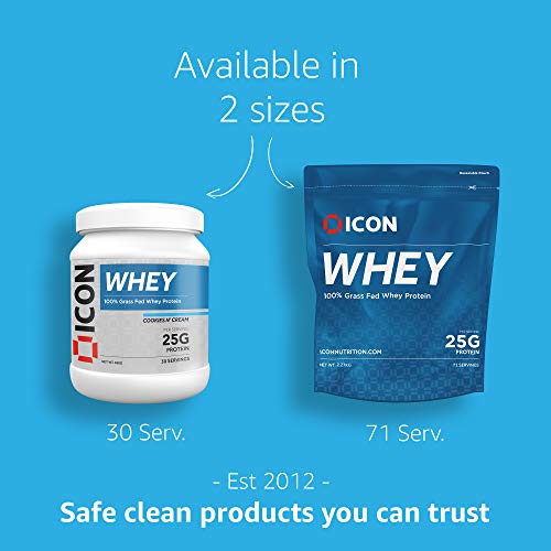 ICON Nutrition Whey Protein Powder 960g 30 Servings - Cookies and Cream | High-Quality Sports Supplements | MySupplementShop.co.uk