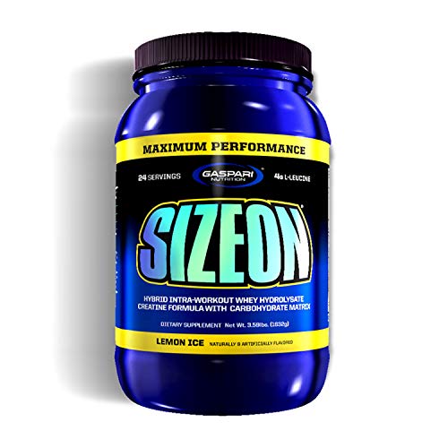 Gaspari Nutrition SizeOn Max Performance 1.5kg Lemon Ice | High-Quality Creatine Supplements | MySupplementShop.co.uk