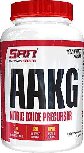 SAN AAKG 120 Tabs - Nitric Oxide Boosters at MySupplementShop by SAN