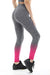 Gold's Gym UK Women's GGLPNT133 Gradient Ombre Training Workout Seamless High Waist Legging Pink/Charcoal Marl M/L | High-Quality Leggings | MySupplementShop.co.uk