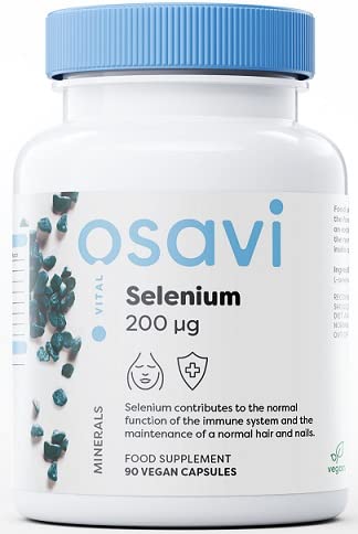 Osavi Selenium, 200mcg - 90 vegan caps | High-Quality Selenium | MySupplementShop.co.uk