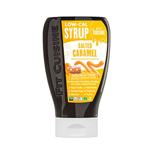 Applied Nutrition Fit Cuisine Low-Cal Syrup Salted Caramel 425ml | High-Quality Syrup | MySupplementShop.co.uk