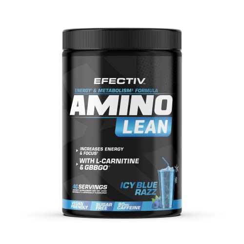 Efectiv Nutrition Amino Lean 240g Blue Razz Slush - Amino Acids and BCAAs at MySupplementShop by Efectiv Nutrition