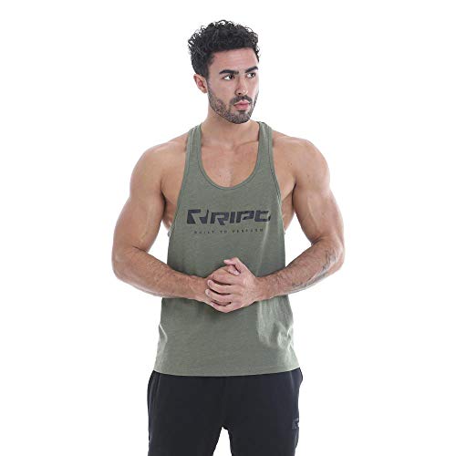 RIPT Stringer Vest M Army Green | High-Quality Apparell | MySupplementShop.co.uk