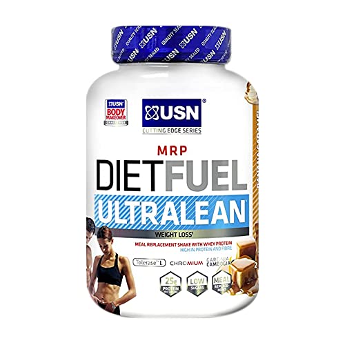 USN Diet Fuel UltraLean Banana Caramel 2KG: Meal Replacement Shake Diet Protein Powders for Weight Control and Lean Muscle Development - Default Title - Sports Nutrition at MySupplementShop by Usn