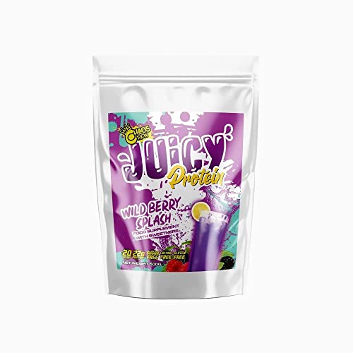 Chaos Crew Juicy Protein Wild Berry Splash 500g | High-Quality Combination Multivitamins & Minerals | MySupplementShop.co.uk