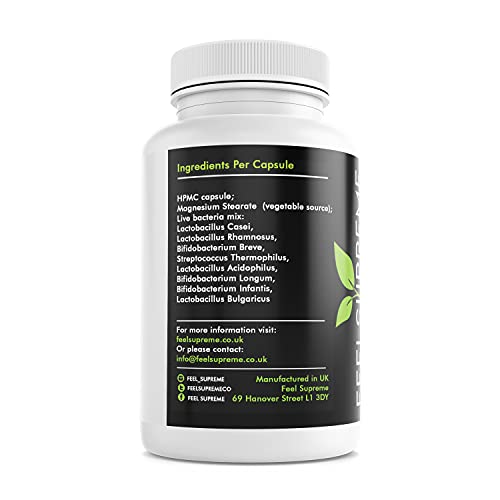 Feel Supreme Probiotics 30Veg Caps | High-Quality Sports Nutrition | MySupplementShop.co.uk