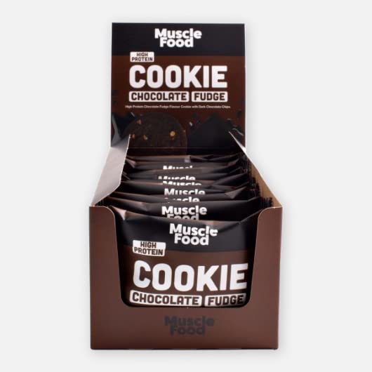 Musclefood Chocolate Fudge Cookie 12x60g Chocolate Fudge | High-Quality Health & Personal Care | MySupplementShop.co.uk