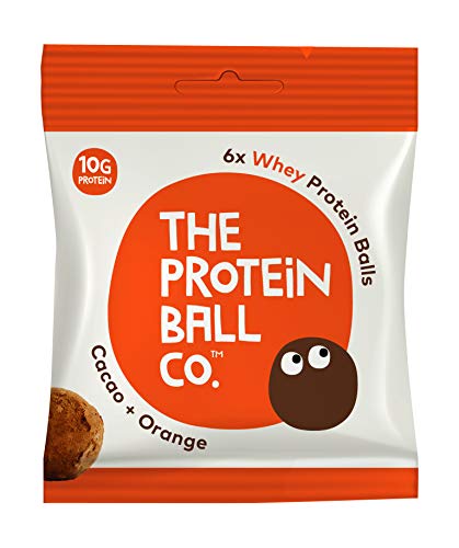 The Protein Ball Co Whey Protein Balls 10x45g Cacoa &amp; Orange - Sports Nutrition at MySupplementShop by The Protein Ball Co