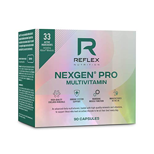 Reflex Nutrition Nexgen Pro Daily Vitamins Contains 33 Active Ingredients Inc Green Tea Extract (90 Caps) - Vitamins &amp; Minerals at MySupplementShop by Reflex Nutrition