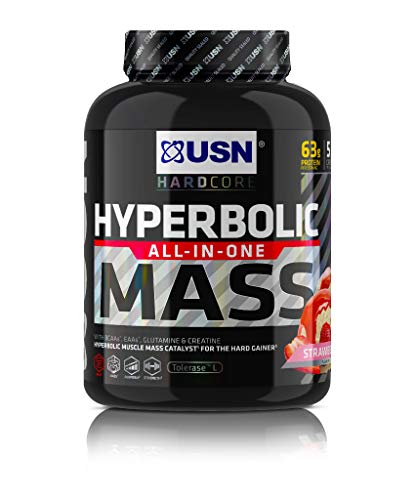 USN Hyperbolic Mass 2kg Strawberry - Default Title - Sports Nutrition at MySupplementShop by Usn