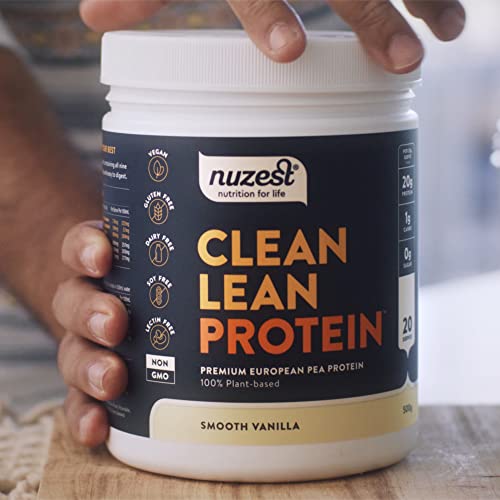 Nuzest - Clean Lean Protein - Smooth Vanilla - Vegan Protein Powder - Complete Amino Acid Profile - Plant-Based Workout & Recovery Fuel - All Natural Food Supplement - 250g (10 Servings) | High-Quality Vegan Proteins | MySupplementShop.co.uk