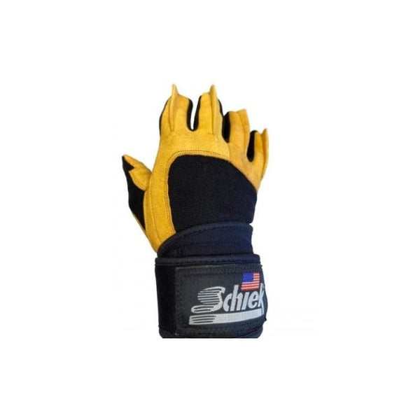 Schiek Model 425 Power Series Lifting Gloves with Wrist Wraps (Full Glove) - XS - Lifting Gloves at MySupplementShop by Schiek Sports