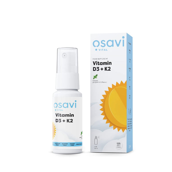 Osavi Vitamin D3 + K2 Oral Spray, Peppermint - 25 ml. - Vitamin D at MySupplementShop by Osavi