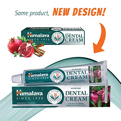 Himalaya Herbals Dental Cream (ZAHN CREME) Toothpaste 100g Anti-inflammatory Anti-swelling Gum Protection Dental Care Hygiene Toothpaste | High-Quality Toothpastes | MySupplementShop.co.uk