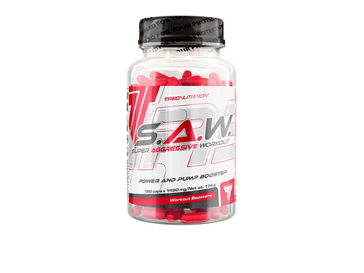 Trec Nutrition S.A.W. Caps - 120 caps | High-Quality Nitric Oxide Boosters | MySupplementShop.co.uk