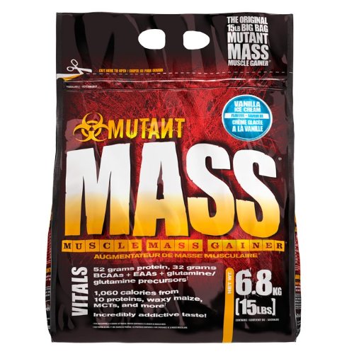 Mutant Mass 6.8kg Vanilla Ice Cream | High-Quality Vitamins & Supplements | MySupplementShop.co.uk