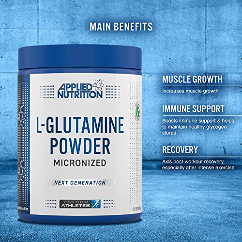 Applied Nutrition L-Glutamine 500g | High-Quality L-Glutamine, Glutamine | MySupplementShop.co.uk