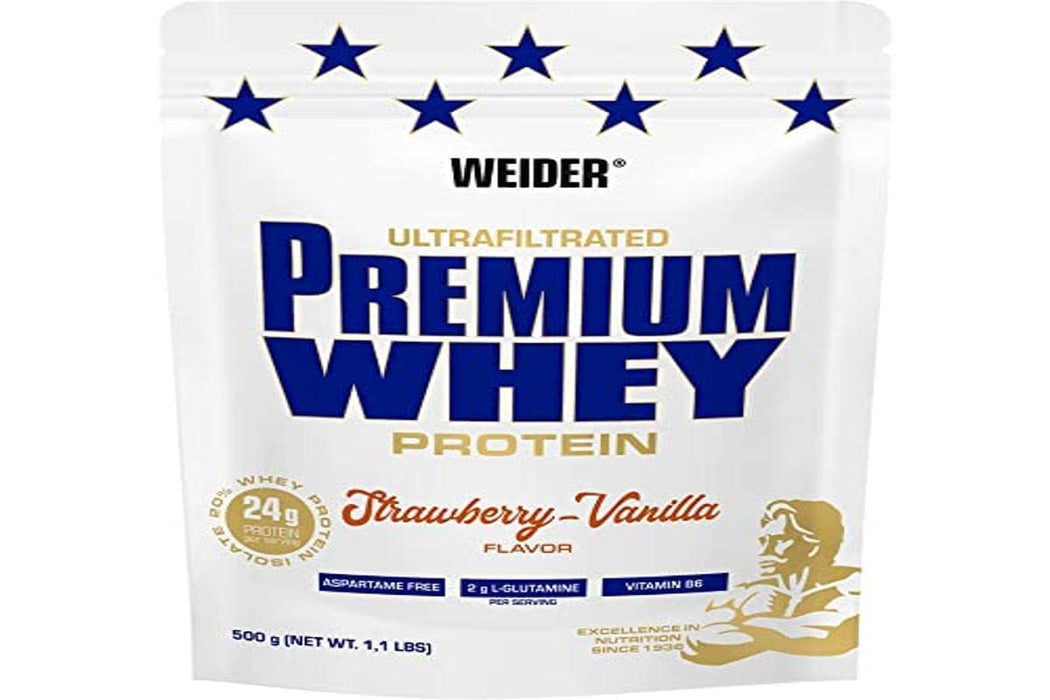 Weider Premium Whey, Strawberry-Vanilla - 500 grams - Protein at MySupplementShop by Weider