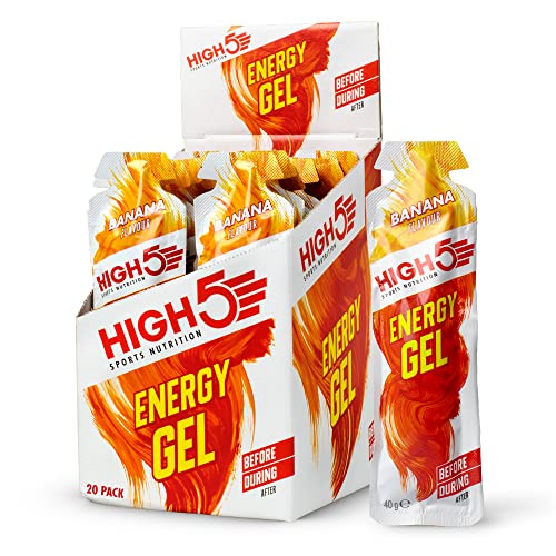 HIGH5 Energy Gel Quick Release Energy On The Go From Natural Fruit Juice (Banana 20 x 40g) - Default Title - Sports Nutrition at MySupplementShop by HIGH5