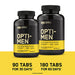 Optimum Nutrition Opti-Men Multivitamin Supplements for Men with Vitamin D Vitamin C Vitamin A and Amino Acids 60 Servings 180 Capsules | High-Quality Combination Multivitamins & Minerals | MySupplementShop.co.uk