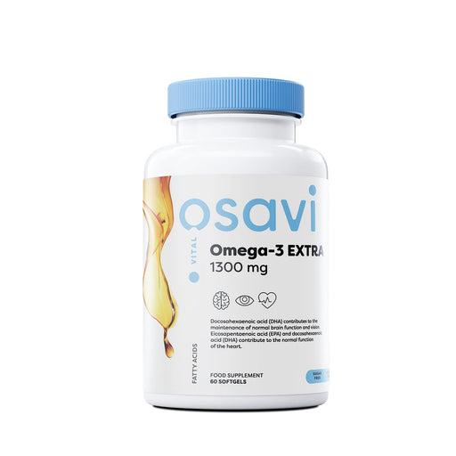 Osavi Omega-3 Extra, 1300mg (Lemon) - 60 softgels (EAN 5904139920404) | High-Quality Omega-3 | MySupplementShop.co.uk