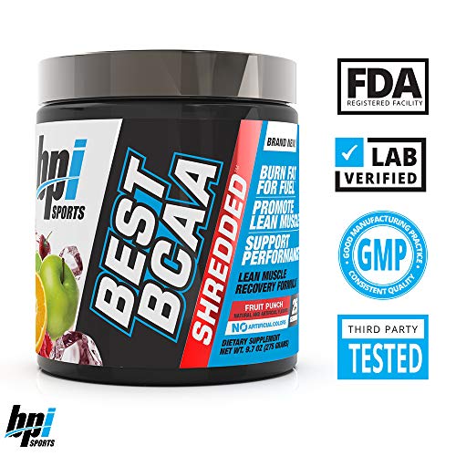 Bpi Sports Best BCAA Shredded Supplement Fruit Punch - Amino Acids and BCAAs at MySupplementShop by BPI Sports